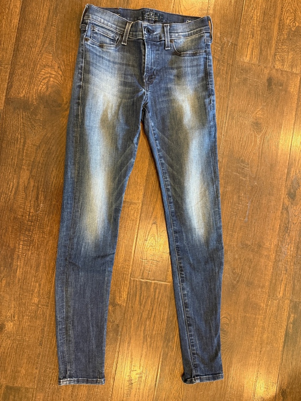 Lucky Brand Women’s Skinny Jeans in Blue Faded Wash